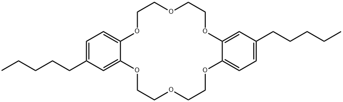 2,13-divaleryldibenzo-18-crown-6 结构式