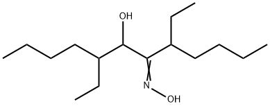 5,8-二乙基-7-羟基-6-十二烷基肟 结构式