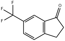 6-(三氟甲基)-1-茚满酮 结构式