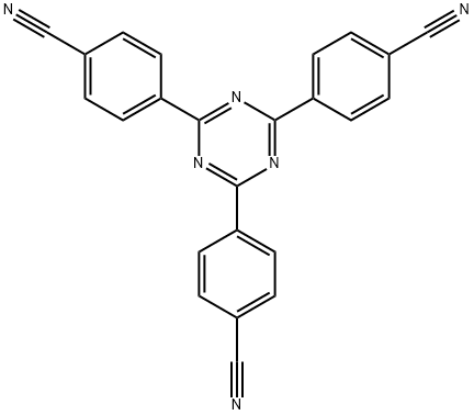 2,4,6-TRIS(4-CYANOPHENYL)-1,3,5-TRIAZINE 结构式