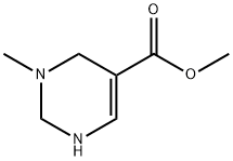 5-Pyrimidinecarboxylicacid,1,2,3,6-tetrahydro-1-methyl-,methylester(9CI) 结构式