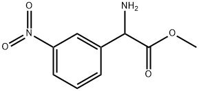 ALFA-AMINO-3-NITROBENZENEACTIC ACID METHYL ESTER 结构式