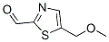 2-Thiazolecarboxaldehyde, 5-(methoxymethyl)- (9CI) 结构式