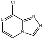 8-氯三唑并[4,3-A]吡嗪 结构式