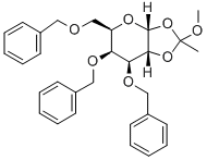 2,3,5-TRI-O-BENZYL-1-O-(4-NITROBENZOYL)-D-ARABINOFURANOSE 结构式