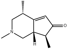 紫葳鹼 结构式