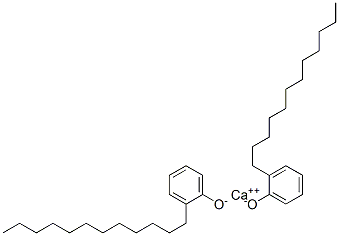 硫化碳酸十二基苯酚酯钙盐 结构式
