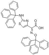 三苯甲基头孢地尼侧链酸 结构式