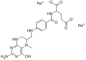 Sodium2-(4-(((2-amino-5-methyl-4-oxo-3,4,5,6,7,8-hexahydropteridin-6-yl)methyl)amino)benzamido)pentanedioate