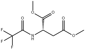 N-(Trifluoroacetyl)-L-aspartic acid dimethyl ester 结构式