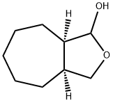 1H-Cyclohepta[c]furan-1-ol, octahydro-, (3aS,8aR)- (9CI) 结构式