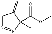 3H-Pyrazole-3-carboxylicacid,4,5-dihydro-3-methyl-4-methylene-,methyl 结构式
