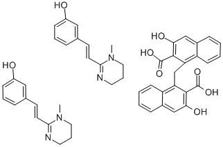 酚嘧啶 扑蛲灵 结构式