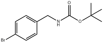 N-BOC-4-溴苄胺 结构式