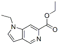 1H-Pyrrolo[3,2-c]pyridine-6-carboxylicacid,1-ethyl-,ethylester(9CI) 结构式