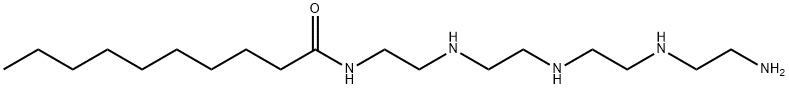 N-[2-[[2-[[2-[(2-Aminoethyl)amino]ethyl]amino]ethyl]amino]ethyl]decanamide 结构式