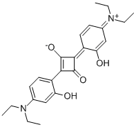 2,4-双[4-(二乙氨基)-2-羟基苯基]方酸 结构式