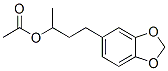 3-(1,3-benzodioxol-5-yl)-1-methylpropyl acetate  结构式