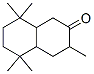 octahydro-3,5,5,8,8-pentamethylnaphthalene-2(1H)-one 结构式