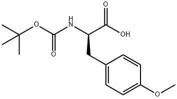 N-BOC-4-甲氧基-D-苯基丙氨酸 结构式