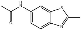 N-(2-METHYL-6-BENZOTHIAZOLYL)ACETAMIDE 结构式