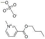 3-(butoxycarbonyl)-1-methylpyridinium methyl sulphate 结构式