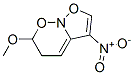 Isoxazolo[2,3-b][1,2]oxazine, 5,6-dihydro-6-methoxy-3-nitro- (9CI) 结构式