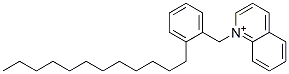 1-[(dodecylphenyl)methyl]quinolinium 结构式