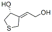 Thiophene-3-ol, tetrahydro-4-(2-hydroxyethylidene)-, (3R)- (9CI) 结构式