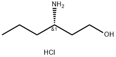 (S)-3-氨基己醇盐酸盐 结构式