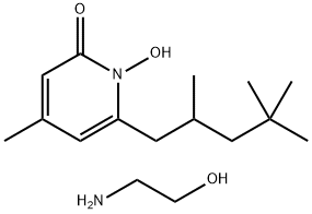 吡罗克酮乙醇胺盐 结构式