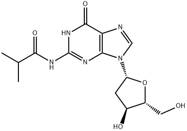 N2-异丁酰-2'-脱氧鸟甙 结构式