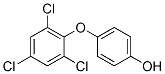 4-(2,4,6-trichlorophenoxy)phenol 结构式