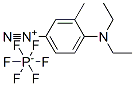 4-(diethylamino)-3-methylbenzenediazonium hexafluorophosphate 结构式