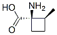 Cyclobutanecarboxylic acid, 1-amino-2-methyl-, (1R,2S)- (9CI) 结构式