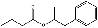 1-methyl-2-phenylethyl butyrate 结构式