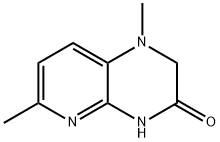 Pyrido[2,3-b]pyrazin-3(2H)-one, 1,4-dihydro-1,6-dimethyl- (9CI) 结构式