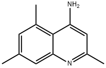 4-AMINO-2,5,7-TRIMETHYLQUINOLINE 结构式