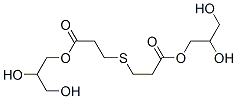 bis(2,3-dihydroxypropyl) 3,3'-thiobispropionate 结构式