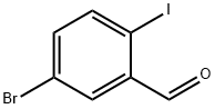 5-溴-2-碘苯甲醛 结构式