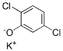 potassium 2,5-dichlorophenolate 结构式