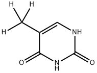 THYMINE, METHYL-D3 结构式