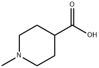 1-甲基哌啶-4-甲酸 结构式
