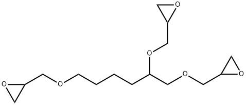 1,2,6-tris(2,3-epoxypropoxy)hexane 结构式
