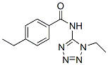 Benzamide, 4-ethyl-N-(1-ethyl-1H-tetrazol-5-yl)- (9CI) 结构式