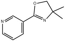 3-(4,4-二甲基-4,5-二氢-1,3-氧唑-2-基)吡啶 结构式