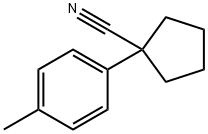 1-(4-甲基苯基)-1-氰基环戊烷 结构式