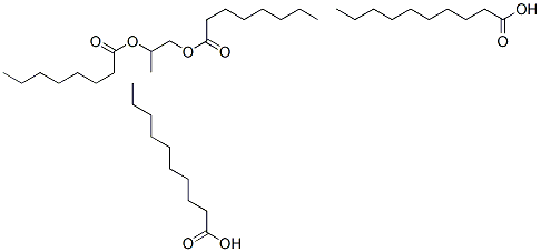 丙二醇二辛酸酯/二癸酸酯 结构式