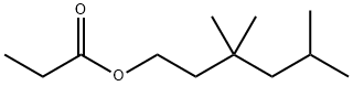 3,3,5-trimethylhexyl propionate 结构式