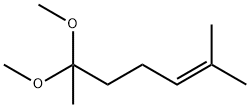 6,6-dimethoxy-2-methylhept-2-ene 结构式